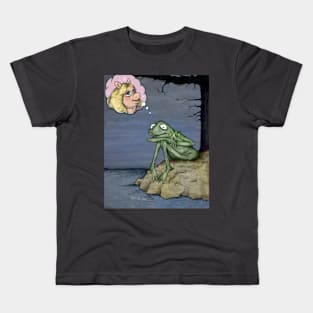 A sad frog Kids T-Shirt